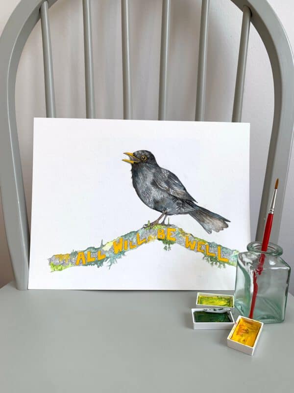 All Will Be Well Giclée Print which includes a donation to Charity with each purchase. - Image 2