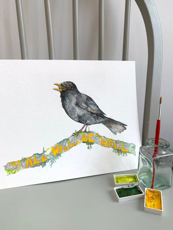 All Will Be Well Giclée Print which includes a donation to Charity with each purchase. - Image 7