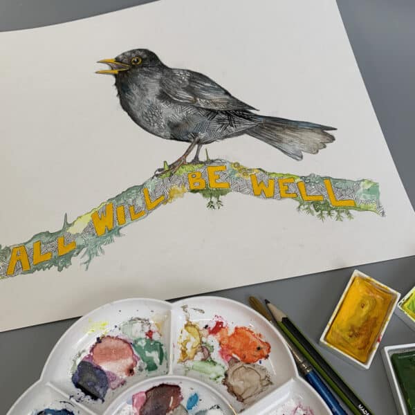 All Will Be Well Giclée Print which includes a donation to Charity with each purchase. - Image 10
