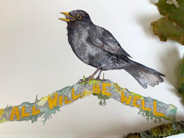 All Will Be Well Giclée Print which includes a donation to Charity with each purchase. - Image 4