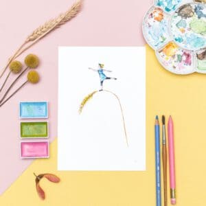 BALANCING on BARLEY - Little Me - Nature Girl