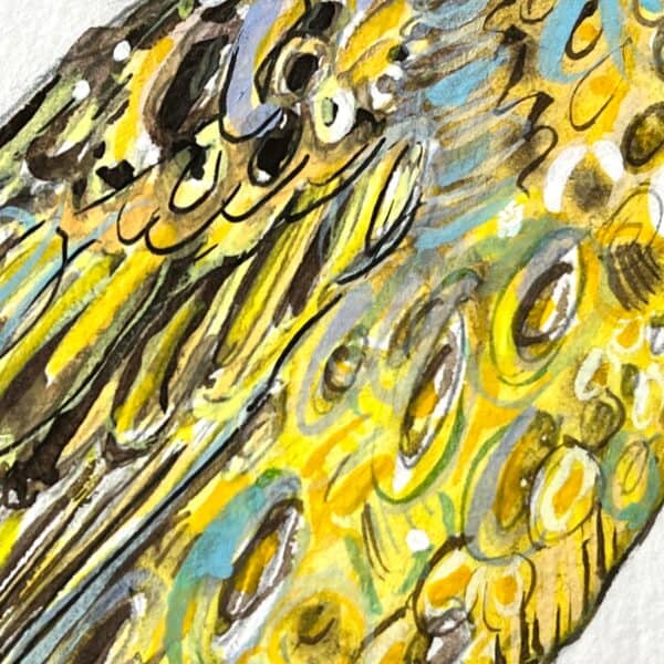 Hoping and Hoping and Hoping (Yellowhammer singing atop Lomond Hill‘s skyline twig - Image 3