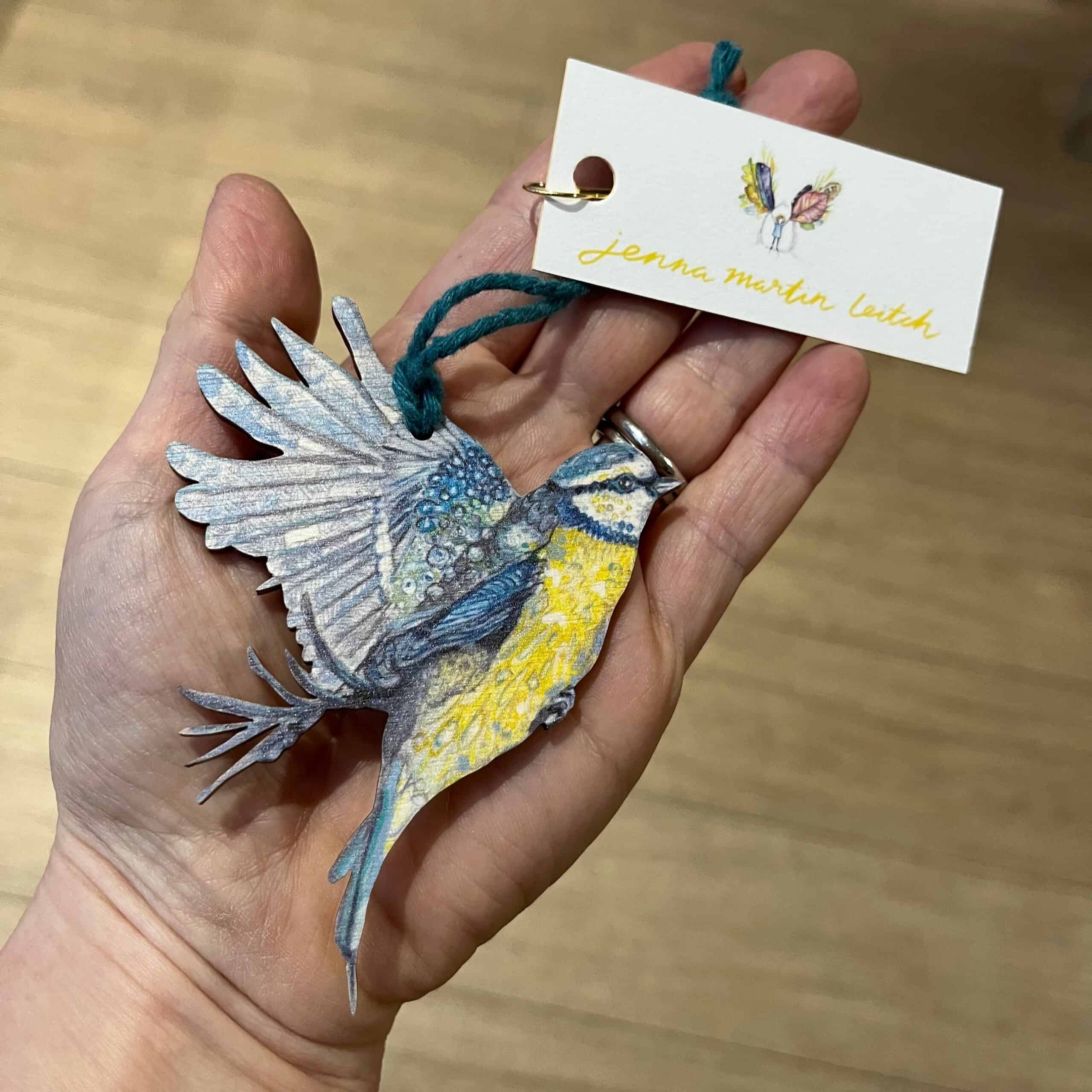 BLUETIT Of PEACE Birdie In Flight Decoration - Image 12