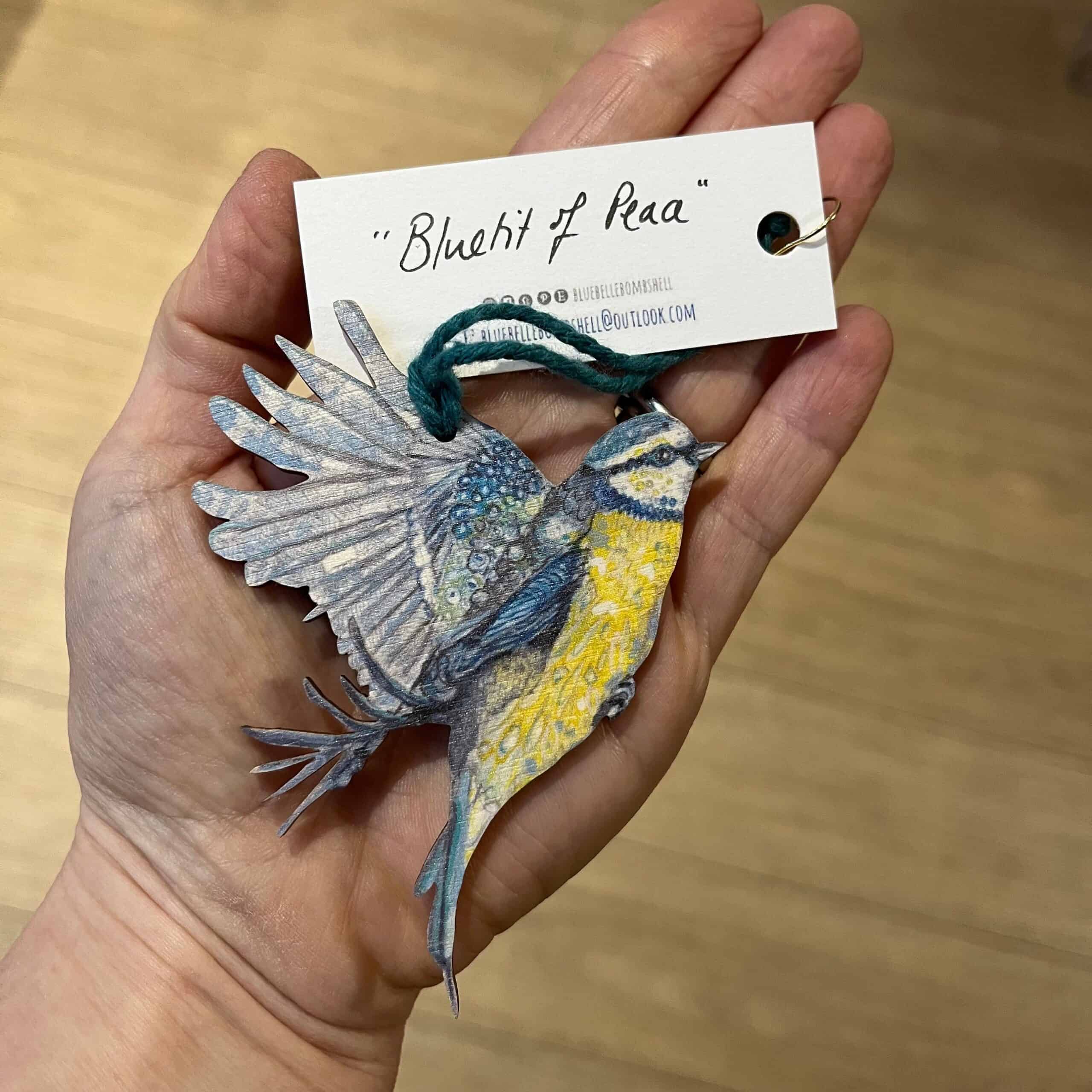 BLUETIT Of PEACE Birdie In Flight Decoration - Image 11