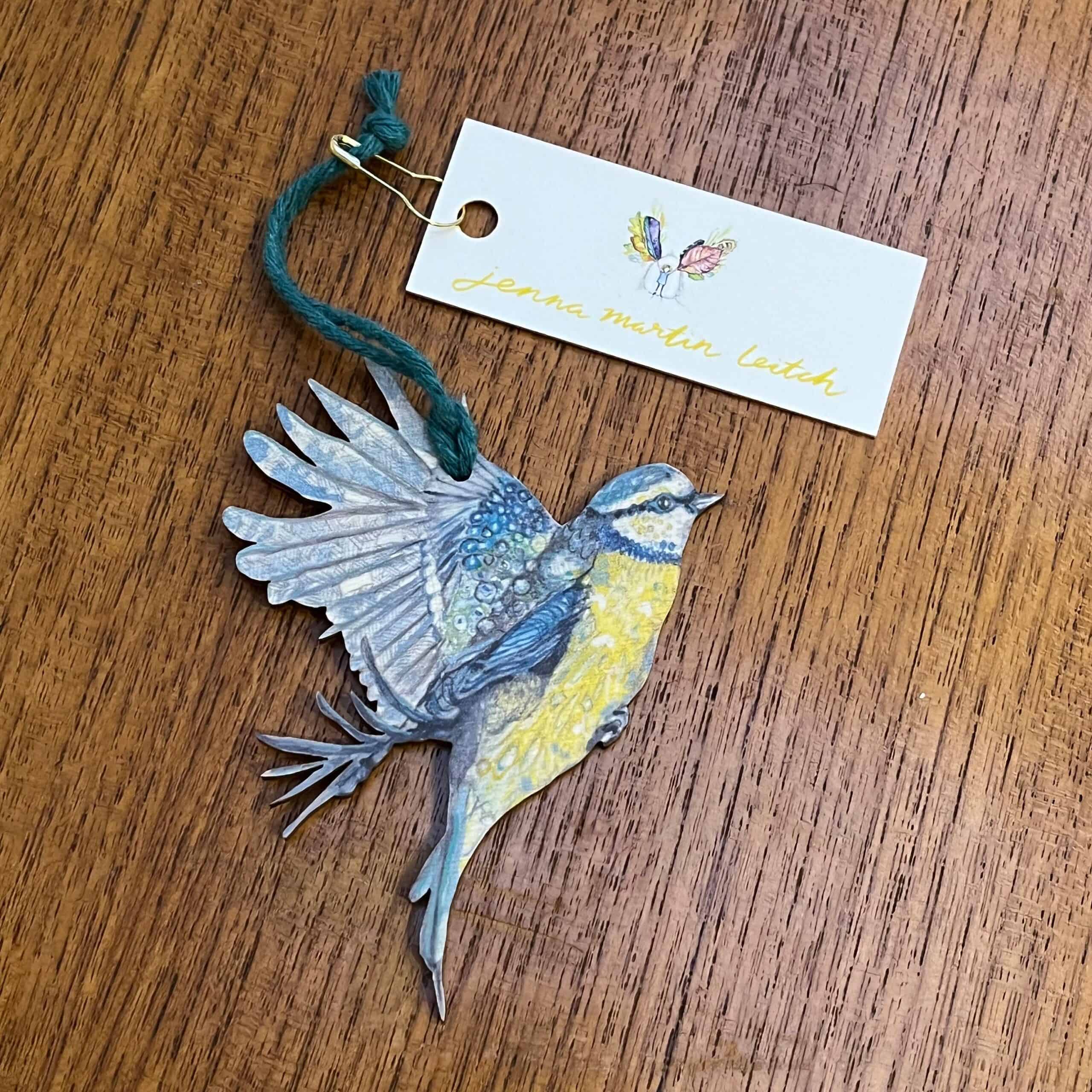 BLUETIT Of PEACE Birdie In Flight Decoration - Image 14