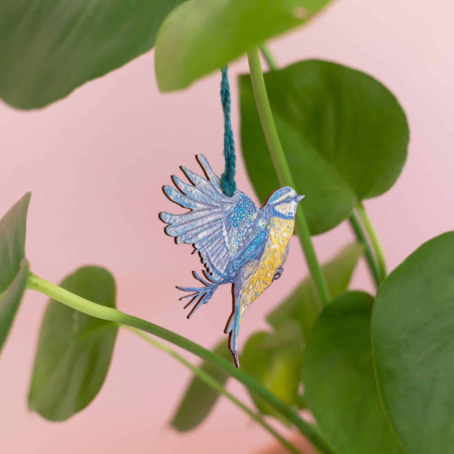 BLUETIT Of PEACE Birdie In Flight Decoration - Image 6