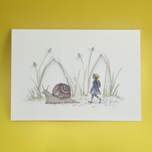 'The Slow Ways' Fine Art Giclée Print - Nature Girl - Little Me
