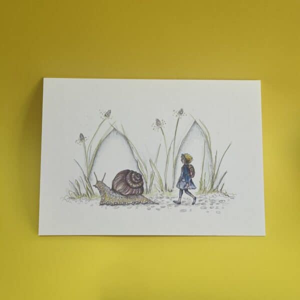 'The Slow Ways' Fine Art Giclée Print - Nature Girl - Little Me - Image 3