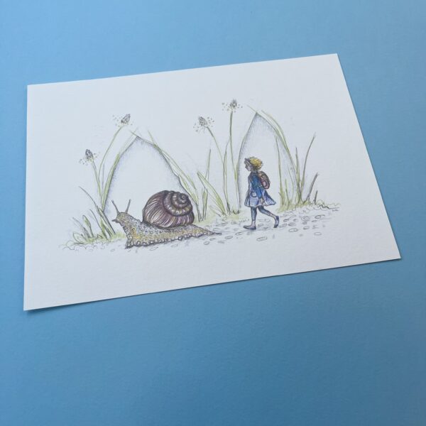 'The Slow Ways' Fine Art Giclée Print - Nature Girl - Little Me - Image 4