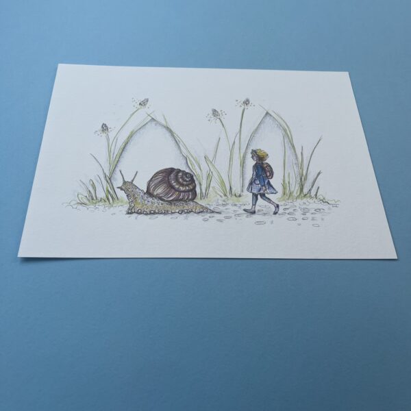 'The Slow Ways' Fine Art Giclée Print - Nature Girl - Little Me - Image 5