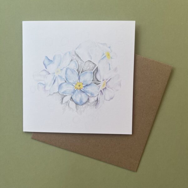 Forget-Me-Not Greetings Card