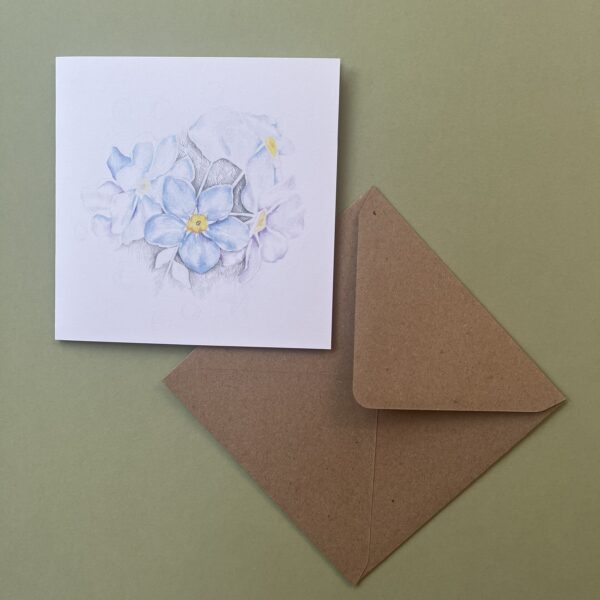 Forget-Me-Not Greetings Card - Image 4