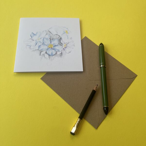 Forget-Me-Not Greetings Card - Image 3