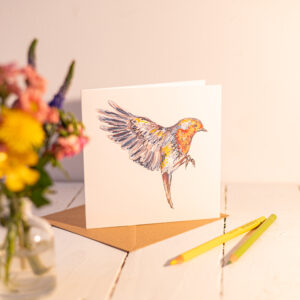 Remember Me Robin Card