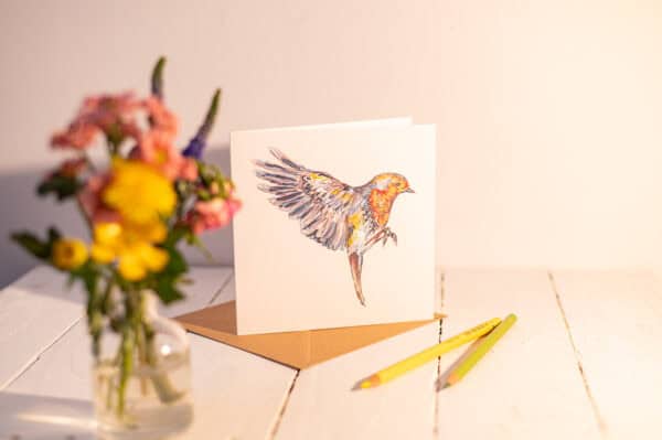 Remember Me Robin Card