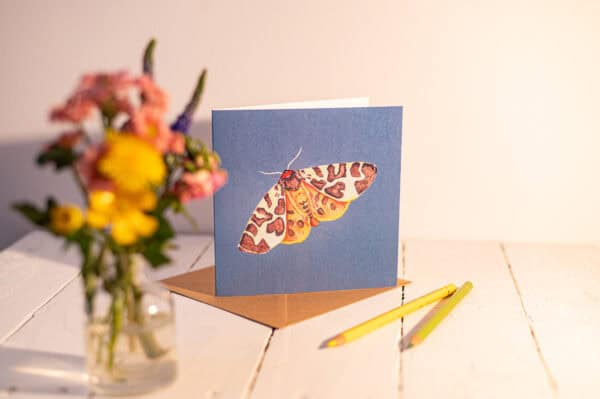 Garden Tiger Moth Greetings Card