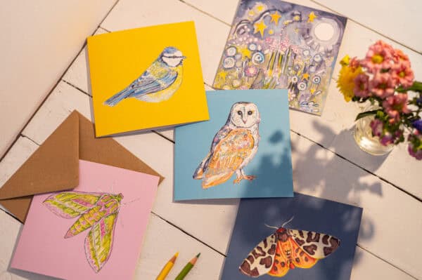 Wide Eyed Wonder (Barn Owl) Greetings Card (Copy) - Image 4