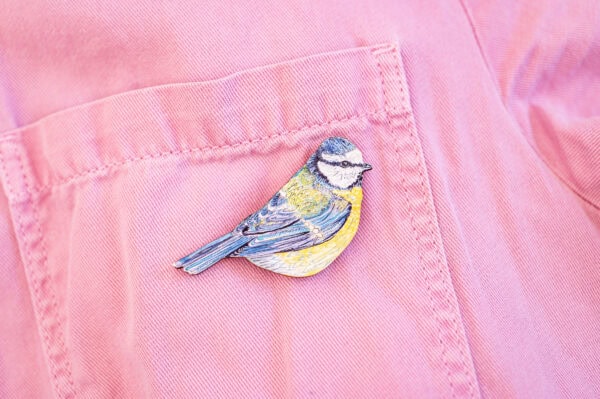 A Hopeful Soul (Bluetit) Brooch - Image 6