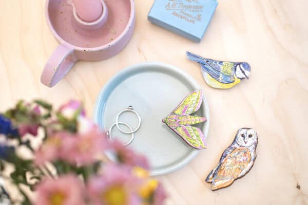 Wide Eyed Wonder (Barn Owl) Brooch - Image 6