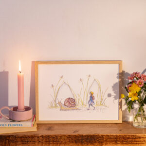 'The Slow Ways' Fine Art Giclée Print - Nature Girl - Little Me