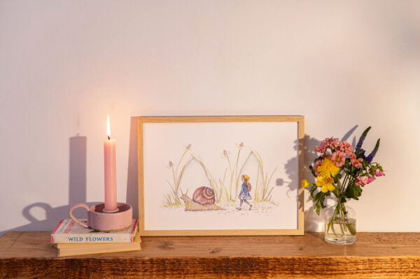 'The Slow Ways' Fine Art Giclée Print - Nature Girl - Little Me
