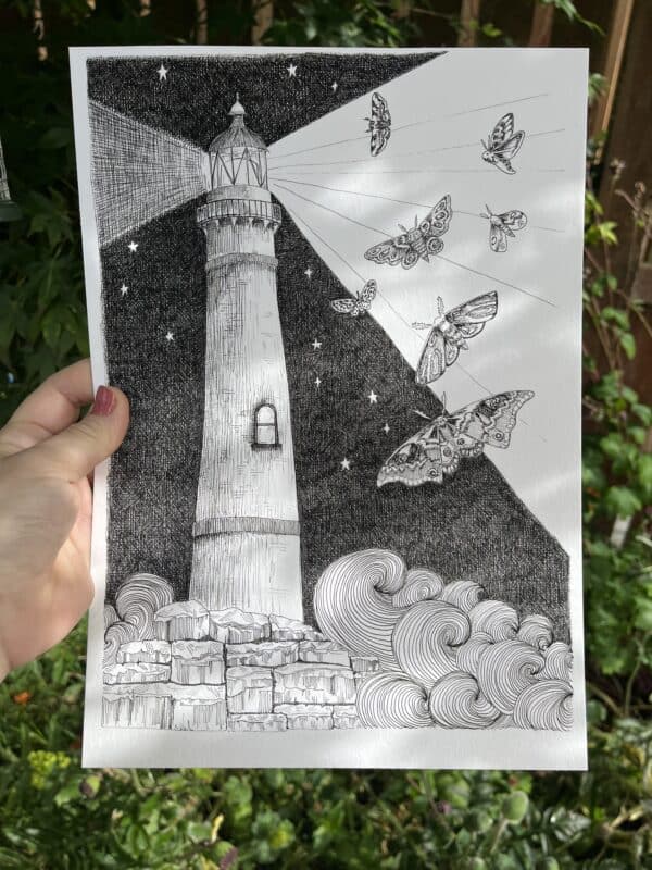 Taigh-Solais (Lighthouse and Moths) - Image 8