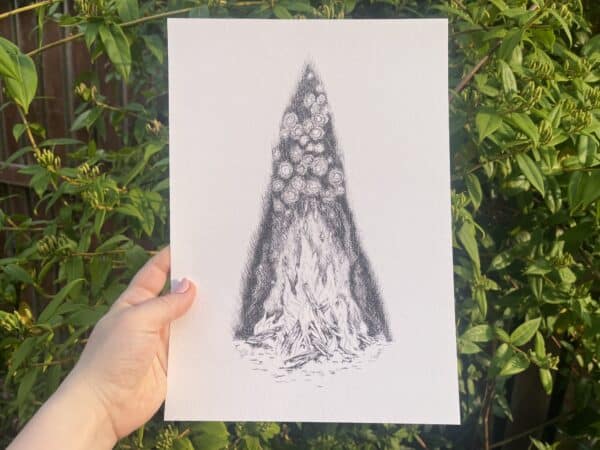 Campfire & Fireflies