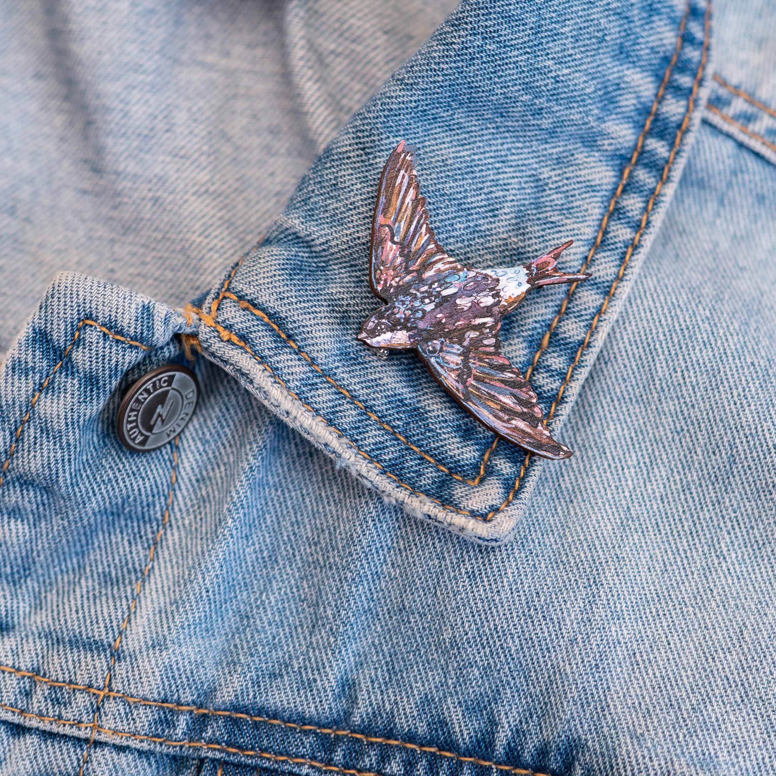 House Martin Brooch - Image 3