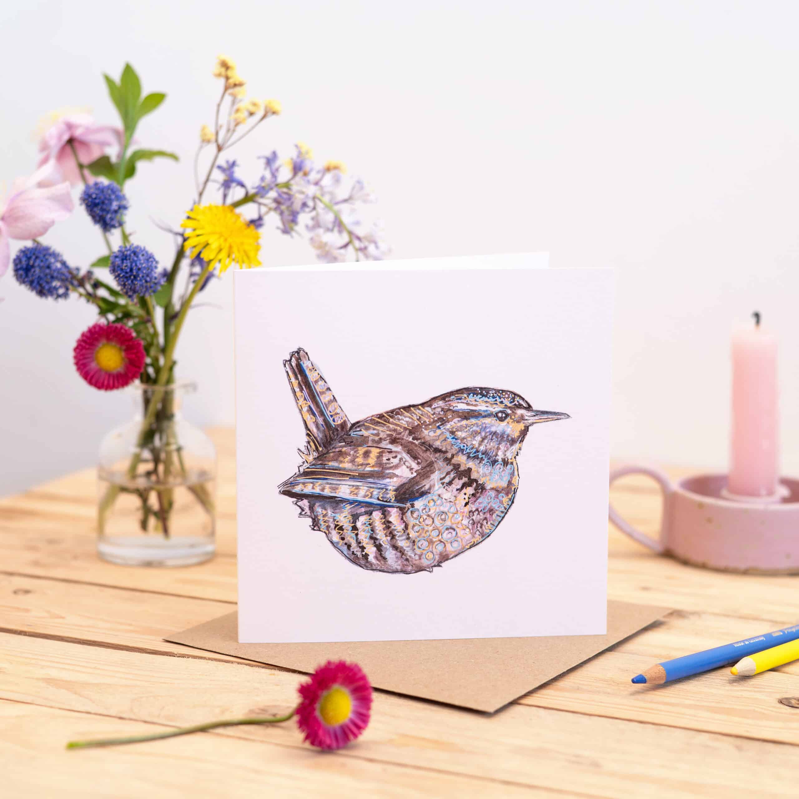 Chiming Wren Greetings Card - Image 8
