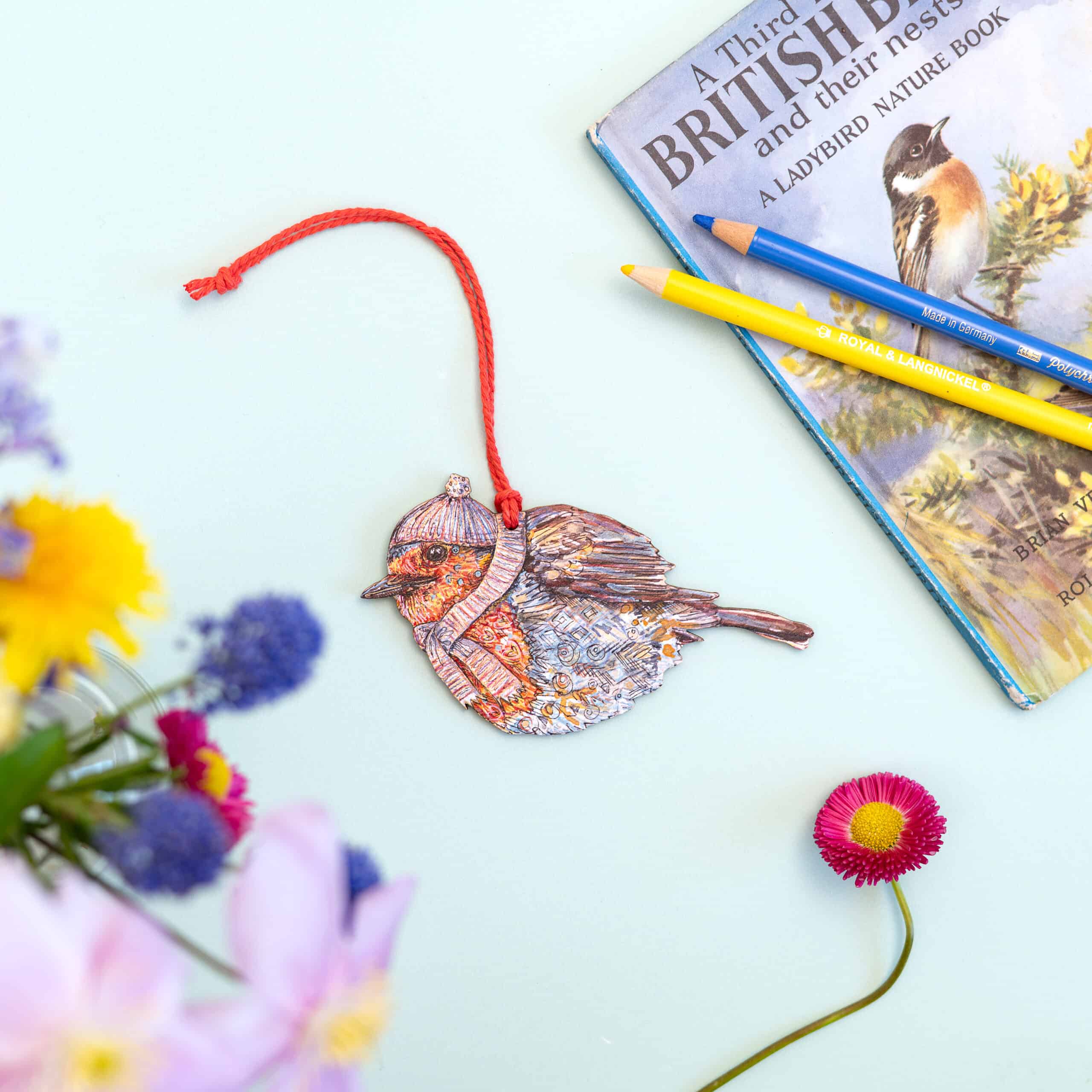 Bobble Robin Greetings Card - Image 9