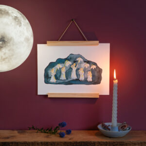 Snowdrop Parade - Fine Art Giclée Print