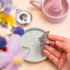 House Martin Brooch
